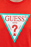 Футболка чоловіча Guess, червона гес, фото 3