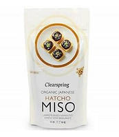 Clearspring Hatcho Miso, Паста для приготування бульйону для Місо, органічна, 4 х 28г