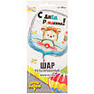 До 18" РУС ДР Ведмедик-пілот. Куля фольгована дитяча З Днем народження — В УП, фото 2