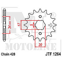 Звезда ведущая, JT Sprocket 1264.15