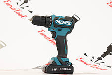 Акумуляторний безщітковий шуруповерт Makita DHP 482, фото 3