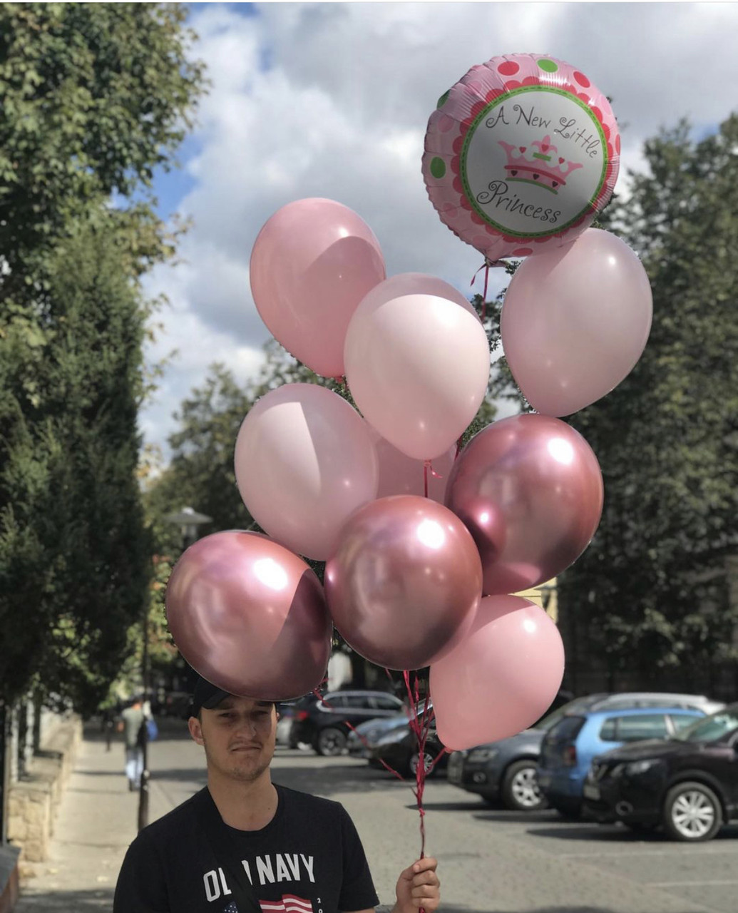 Кульки на виписку для дівчинки