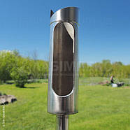 Бур-пробовідбірник ґрунту н/ж РОЗБІРНИЙ 1.7 м з гумовими ручками, фото 2