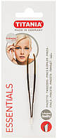 OUTLET Пінцет косметичний зі скошеними вузькими кінчиками TITANIA art.1070 GB