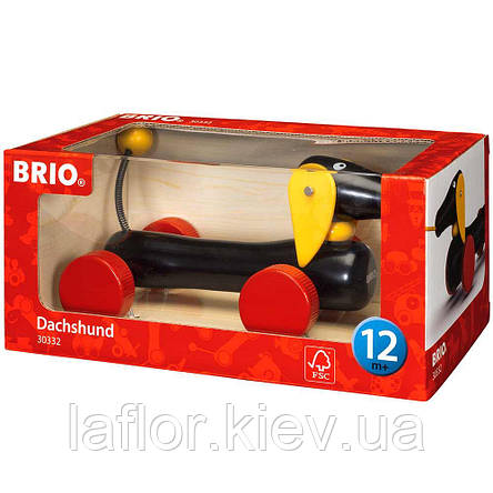 Дитяча каталка іграшка ТМ Brio Такса, фото 1