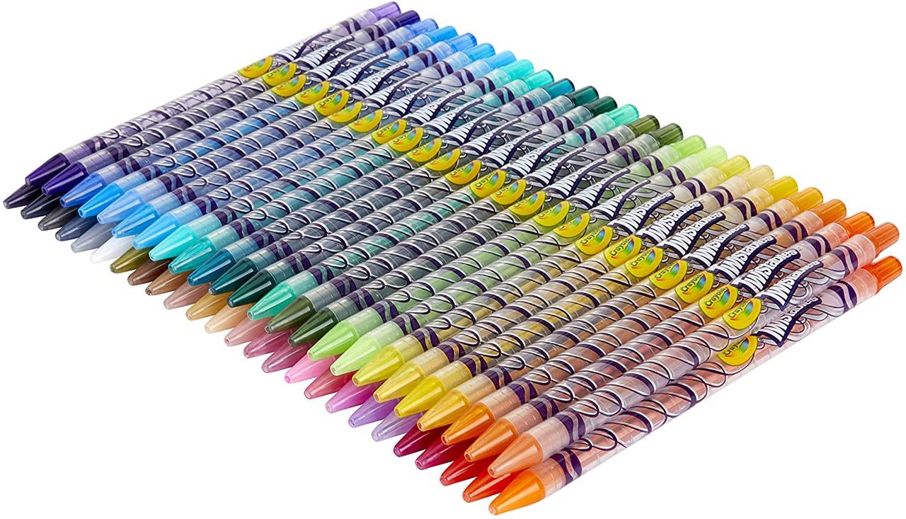 Детские цветные карандаши с выкручивающимся стержнем Twistables 50 цветов, Crayola крайола - фото 2 - id-p1410533758
