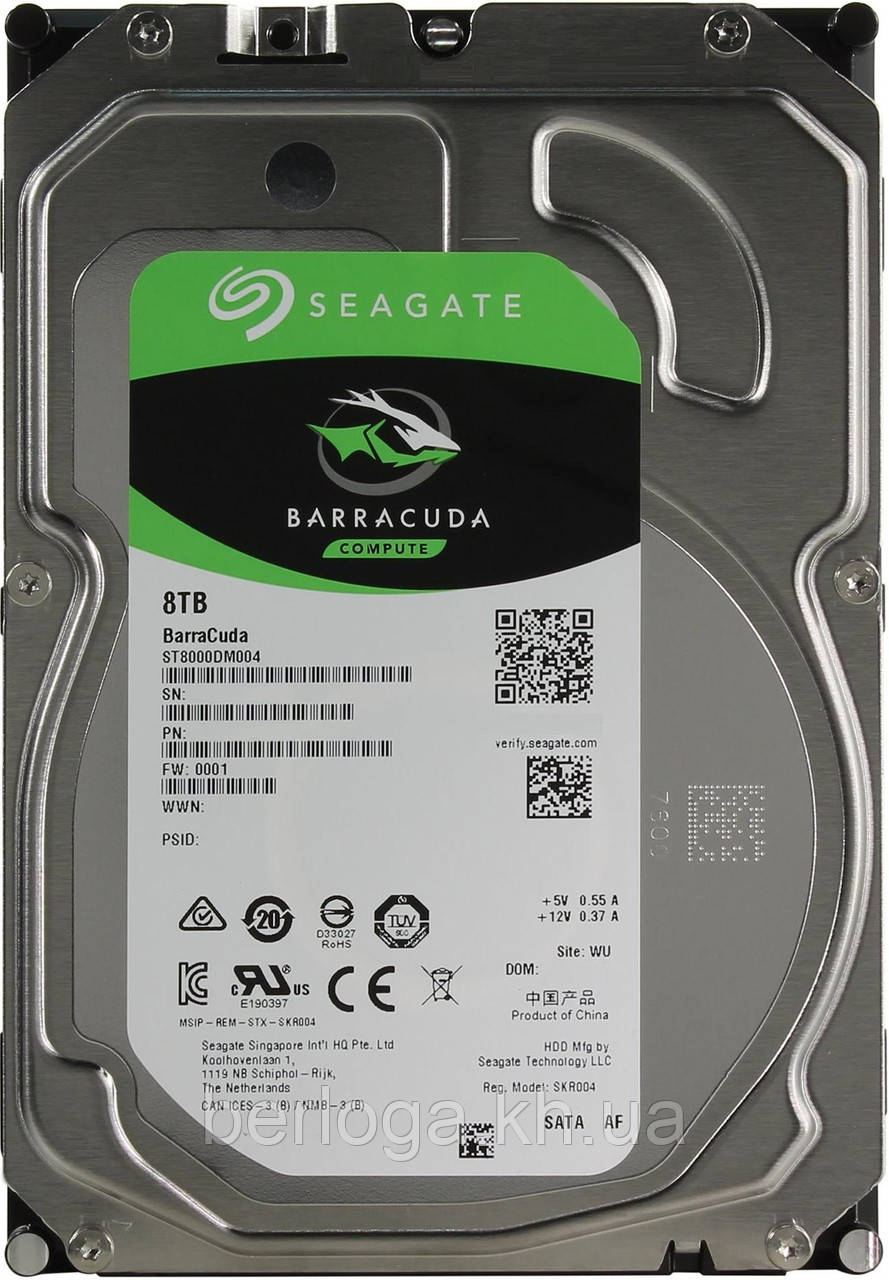 Seagate Barracuda 3.5インチHDD ST8000DM004④ Seagate HDD 3.5インチ 8TB 5400rpm SATA600 256MB seagate