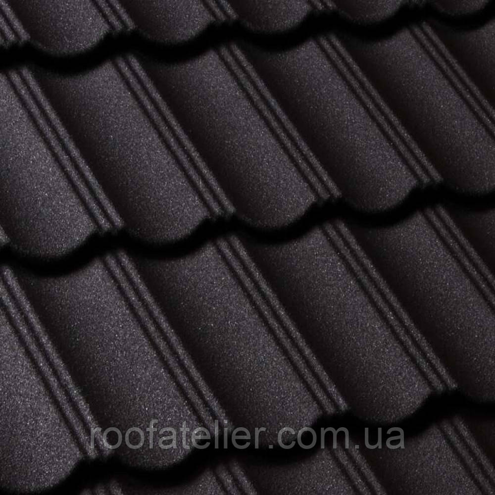 Композитна черепиця Gerard Heritage Charcoal (Жерард Херітедж вугілля), фото 1