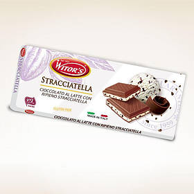 Шоколад молочний Witor's Stracciatella 100 г.