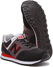 Кросівки чоловічі замшеві спортивні new balance 574SM2, фото 6