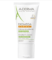 A-Derma Exomega Control Emollient Cream Смягчающий Крем Для Сухой Атопической Кожи 50мл Франция Доставка из ЕС