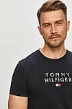 Чоловіча футболка Tommy Hilfiger, чорна момі хілфігер, фото 2