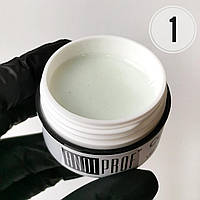 База каучукова камуфлююча під гель лак, Candy color base для нігтів 01 milk opal Andi PROF 30