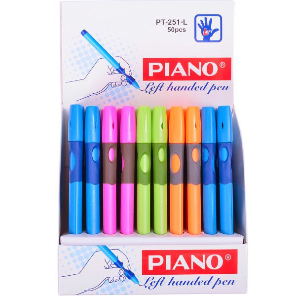 251-L Piano ручка кулькова, лівша, синя