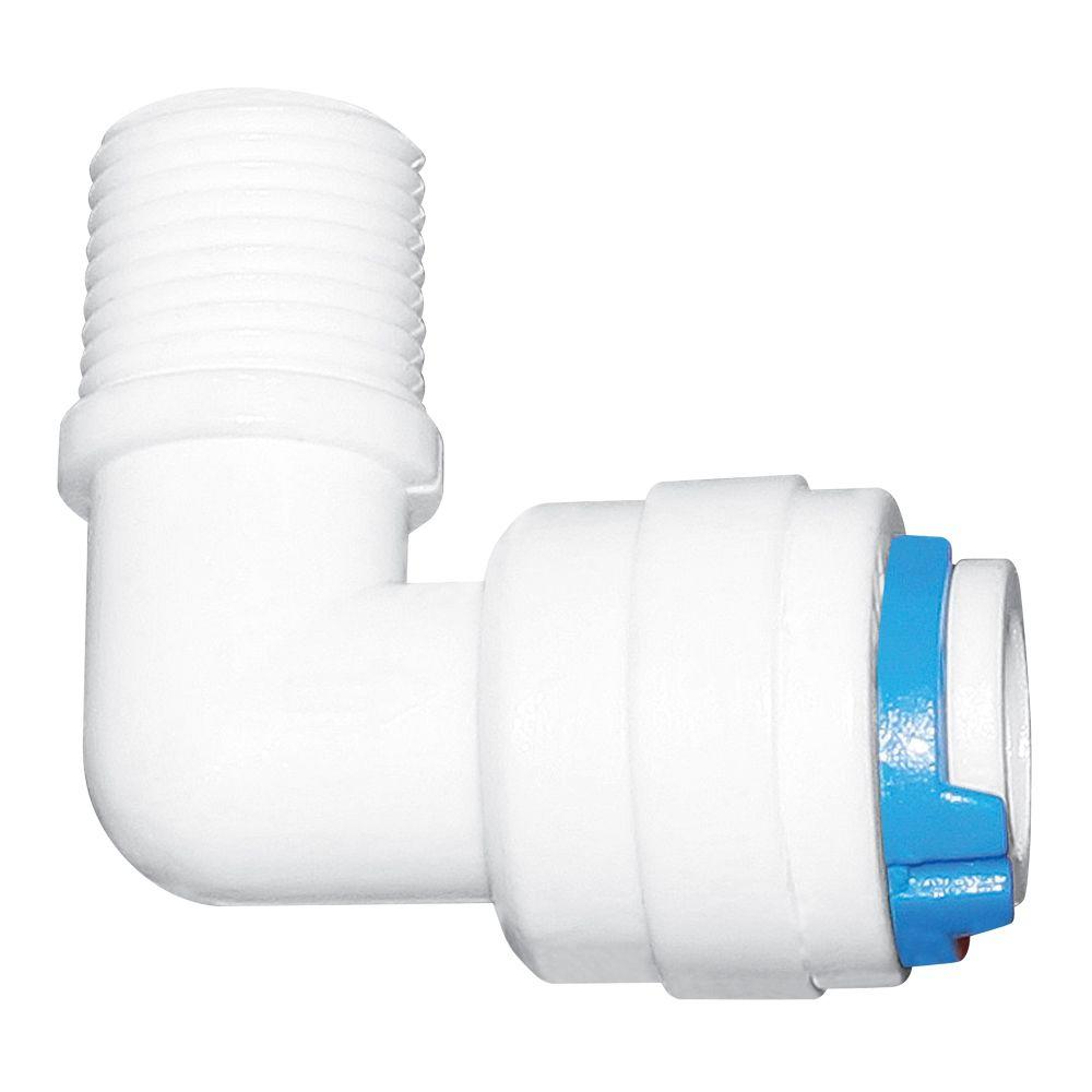 Угол Quick fitting 3/8"х1/8" (наружная резьба) DCC-013B, фото 1