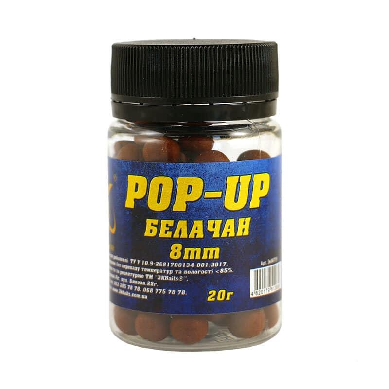 Бойл 3KBaits Pop-up плавальний Белачан 8 мм 20 г (3KB1291), фото 1