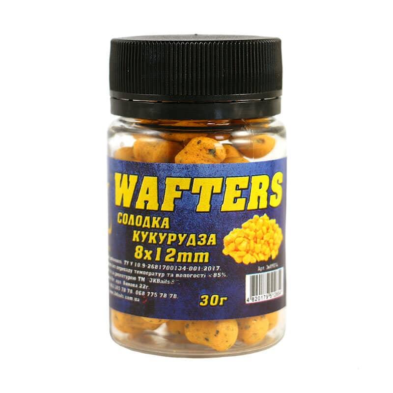 Бойл 3KBaits Wafters збалансований Солодка кукурудза 8*12 мм 30 г (3KB1323), фото 1