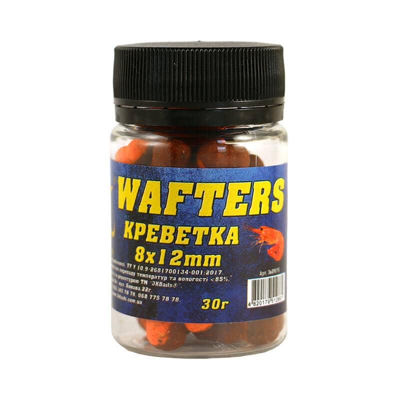 Бойл 3KBaits Wafters збалансований Креветка 8*12 мм 30 г (3KB1324)