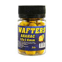 Бойл 3KBaits Wafters збалансований Ананас 10*14 мм 30 г (3KB1334)