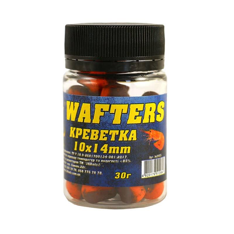 Бойл 3KBaits Wafters збалансований Креветка 10*14 мм 30 г (3KB1336), фото 1