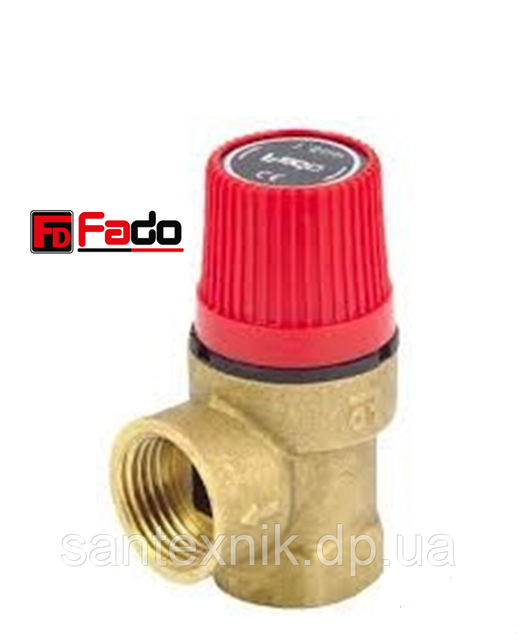 Предохранительный подрывной клапан FADO 1/2 в.в. 1,5 BAR КР01 - фото 1 - id-p1410613330