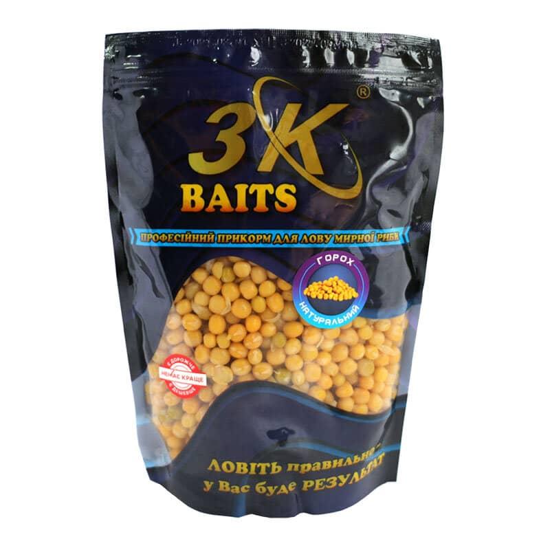 Прикорм 3KBaits Горох Натуральний 800г (3KB1014)