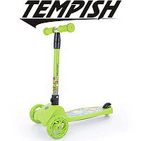 Самокат дитячий триколісний Tempish SCOOPER ABEC 7 навантаження 20 кг вага 2,5 кг зелений