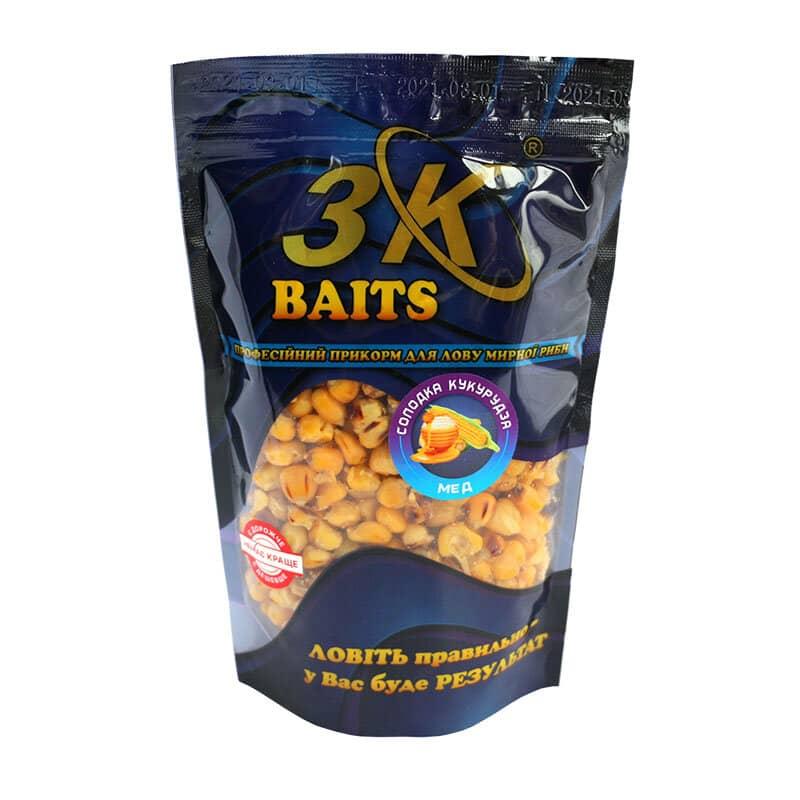 Прикорм 3KBaits Солодка кукурудза Мед 400г (3KB1120)