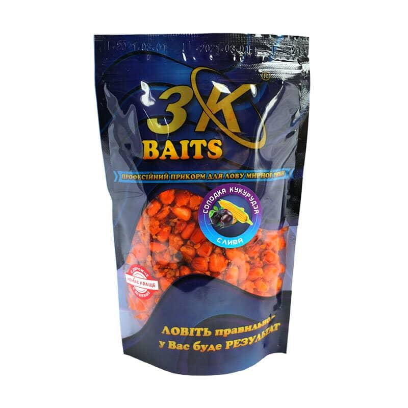 Прикорм 3KBaits Солодка кукурудза Зливу 400г (3KB1123)