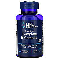 Полный биоактивный комплекс витаминов группы B, Life Extension, 60 вегетарианских капсул