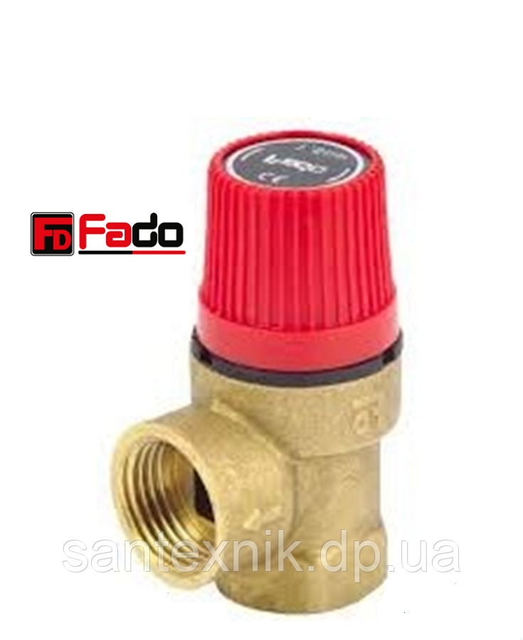 Запобіжний підривний клапан FADO 1/2 ст. ст. 3,0 BAR КР03