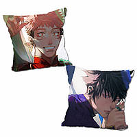 Подушка аниме Магическая битва Jujutsu Kaisen 40*40 см (p0442)