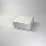 Коробка для зефіру, 150*150*60 мм, без вікна, біла, фото 3