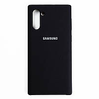Чохол Silicone Case Premium для Samsung Note 10 Black