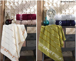 Рушник сауна махровий 165х90 Туреччина упаковка 6 шт.