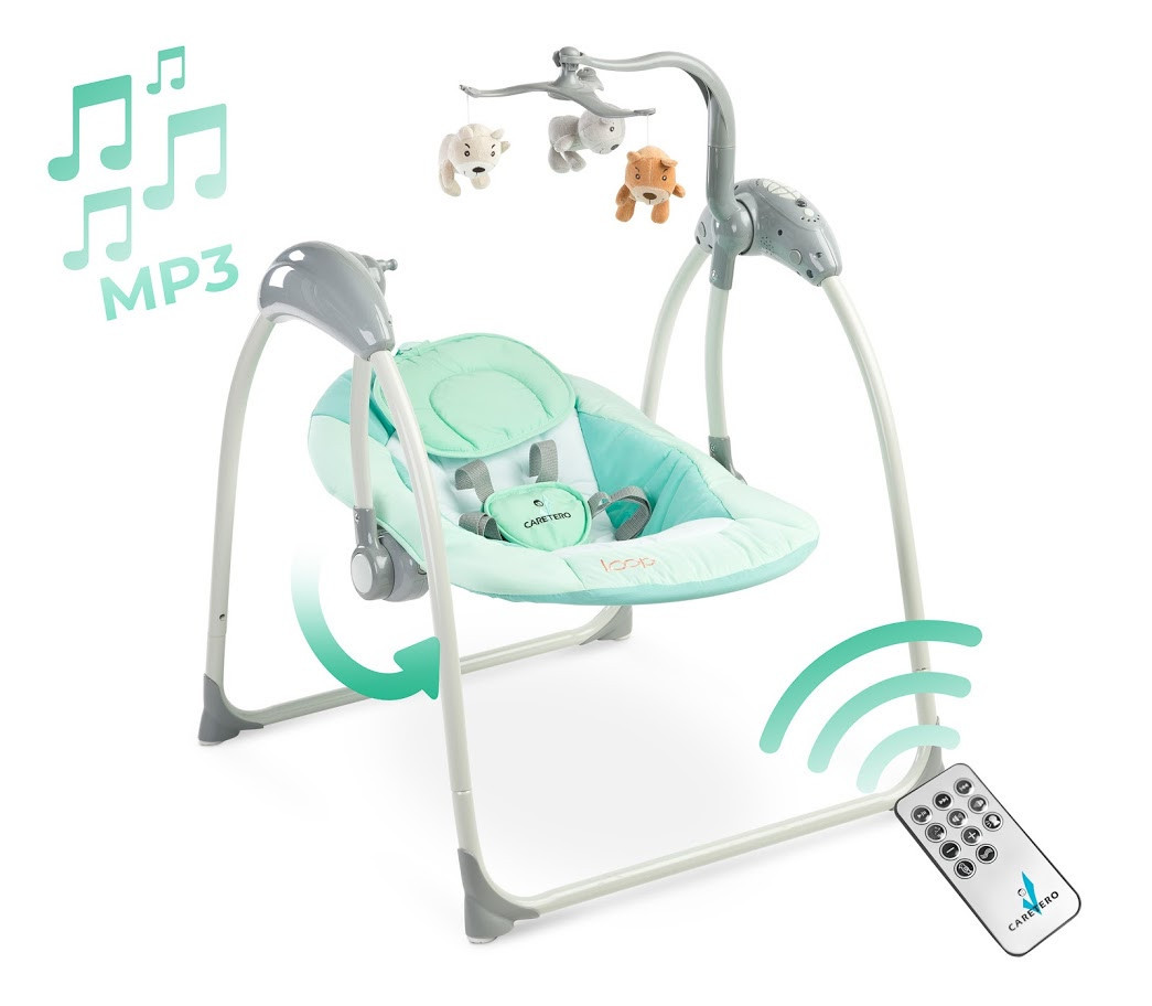 Крісло-гойдалка Caretero Loop Mint