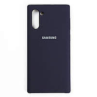 Чохол Silicone Case для Samsung Galaxy Note 10 Dark Blue