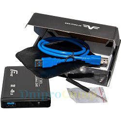 Зовнішня кишеня Frime SATA HDD/SSD 2.5", USB 3.0, Plastic, Blue (FHE72.25U30)