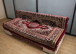 Полуторна покривало коричневого кольору на ліжко 145х200