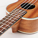 Укулеле сопрано (21 дюйм) Deviser UK21-30 (чохол, тюнер, ремінь, медіатор), фото 5