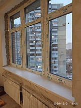 Пластикове трьохстулкове вікно Veka Softline 76, фото 6