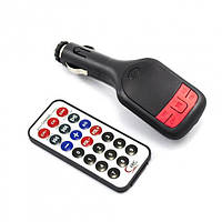 FM модулятор FM02, трансмиттер, USB, AUX, МicroSD, Bluetooth, LED экран, пульт ДУ