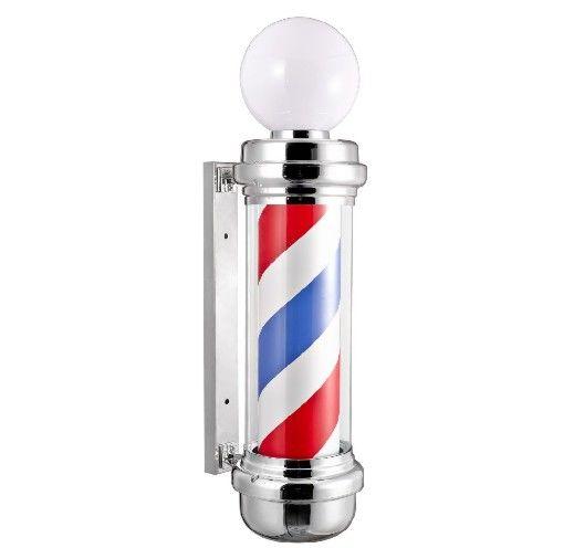 Barber Pole з лампою (барберпол 85см)