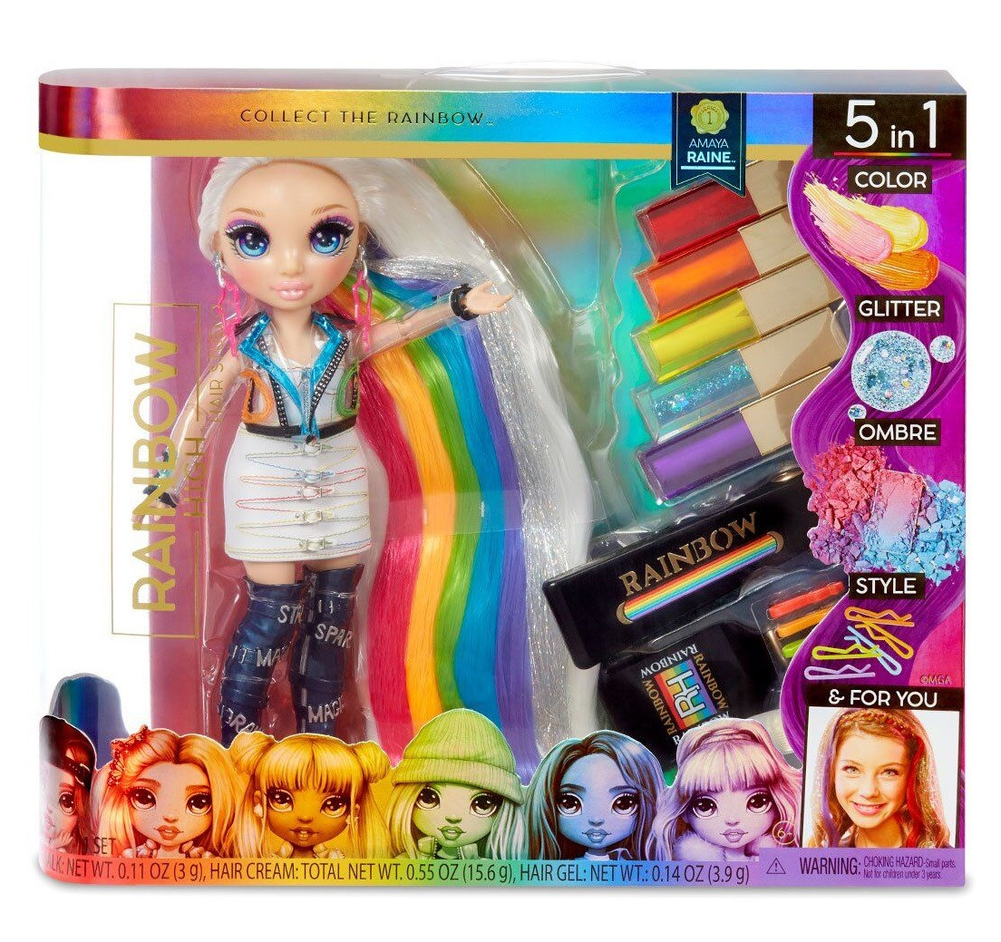 Лялька Рейнбоу Хай Rainbow High Hair Studio - Стильна зачіска Студія краси 569329