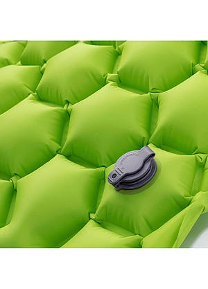 Надувний килимок Hi-Tec AIRMAT 190x60 Зелений, фото 3