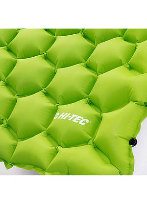 Надувний килимок Hi-Tec AIRMAT 190x60 Зелений, фото 5