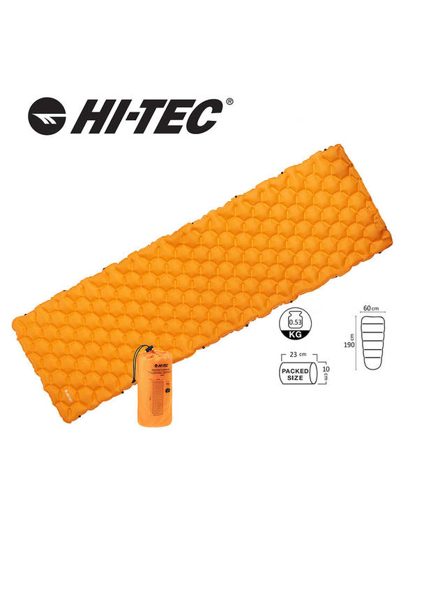 Надувний килимок Hi-Tec AIRMAT 190x60 Помаранчевий, фото 2