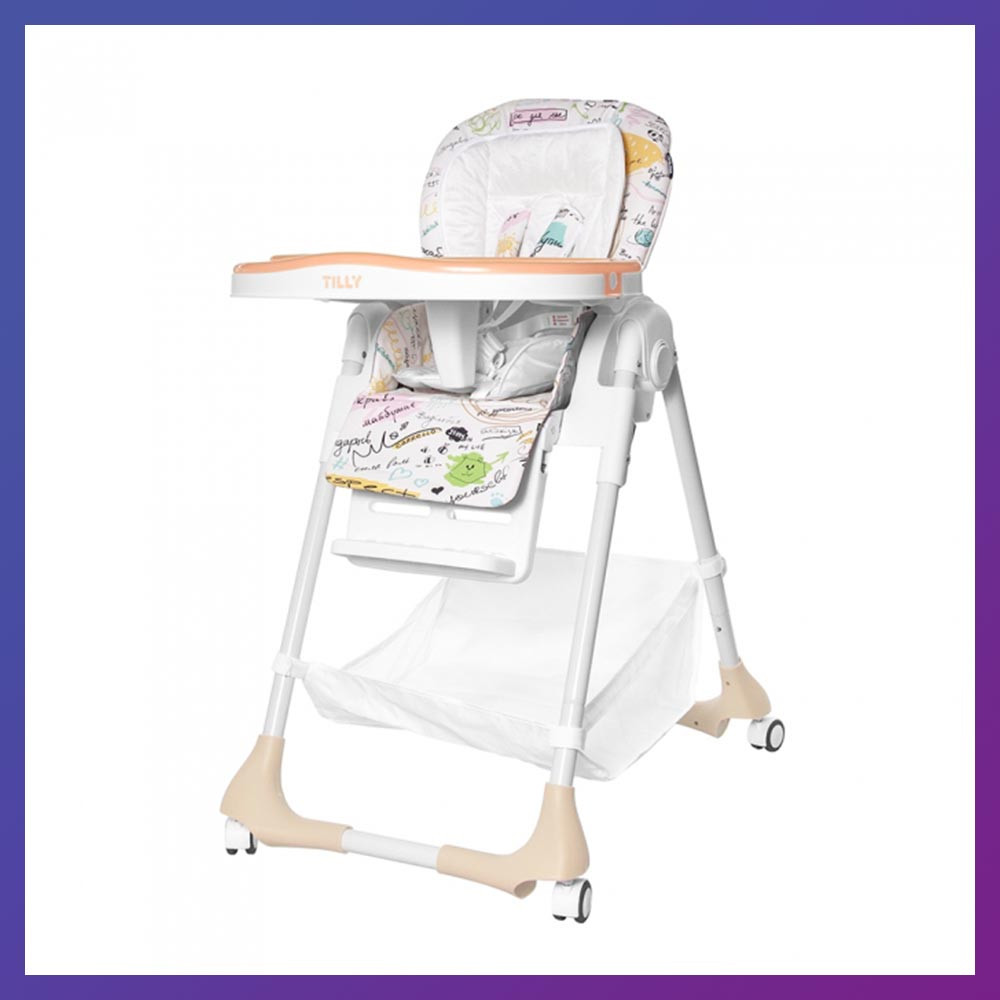 Дитячий стільчик для годування з регульованою спинкою Tilly Bistro T-641/2 Beige бежевий, фото 1