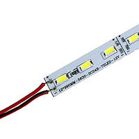 Свiтлодiодна лiнiйка BRT 24V 5630-72 led W 24W 6500K, IP20 бiлий зi скотчем