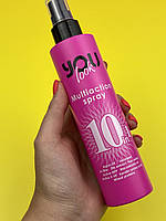 Мультиспрей мгновенного действия 10 в 1 You Look Professional Multiaction Spray 10 in 1 Pink